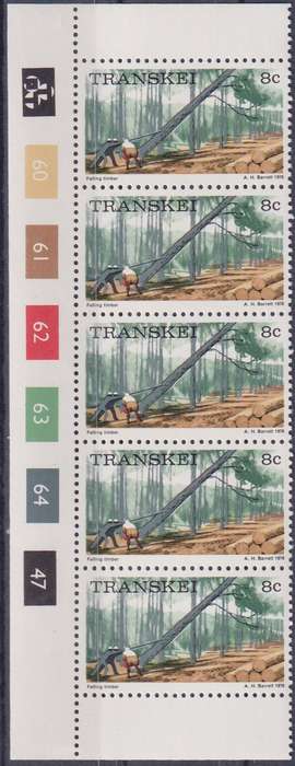 Stamp Control Blocks Transkei