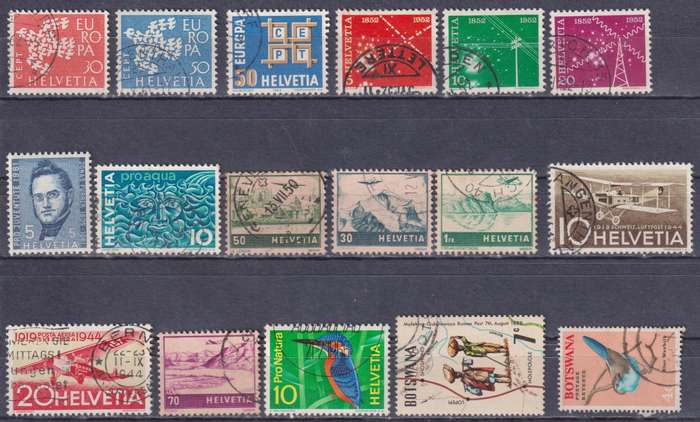 Stamps Mix World Card