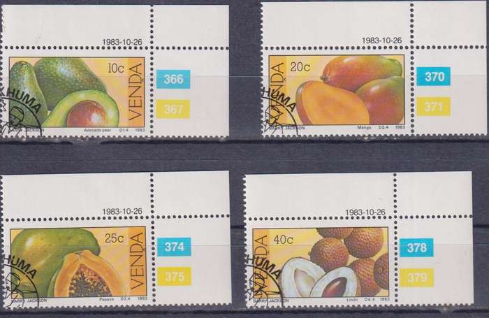 Stamps Venda 1983 Fruits