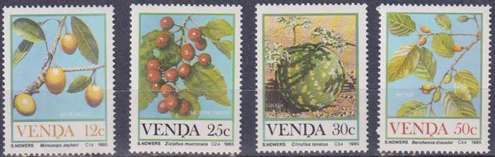 Stamps Venda 1985 Fruits