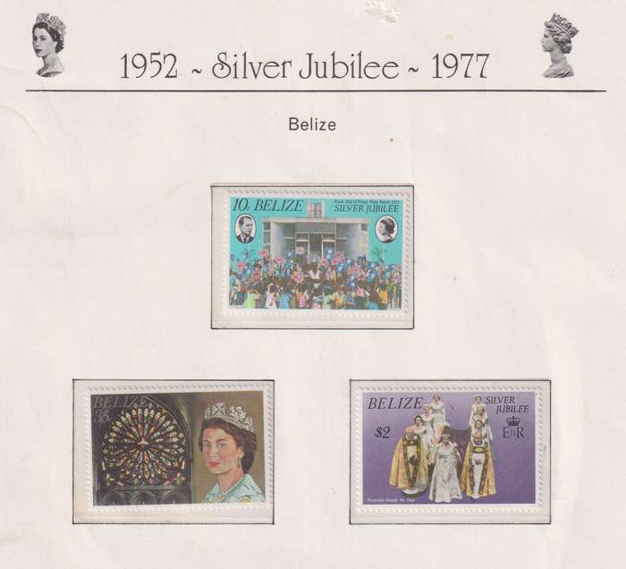 Stamps Belize 1977 Silver Jubilee