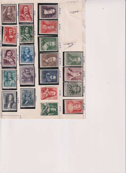Stamps on paper Mix World