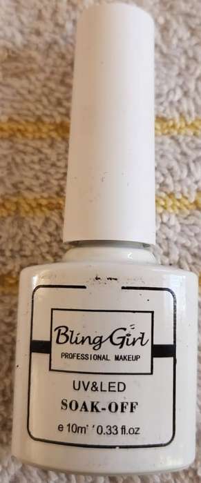 Soak Off UV/LED Gel Nail Polish Bling Girl White