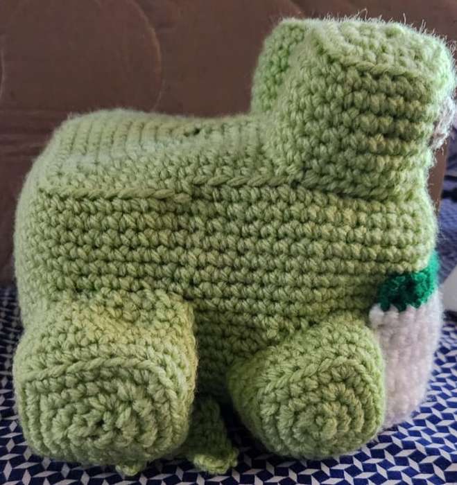 Crochet Plushie Minecraft Frog