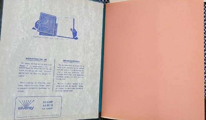 Empty Stamp Album Hard Cover