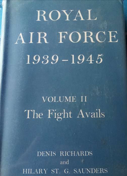 Rare "Royal Air Force 1939-1945: Volume II" by Denis Richards