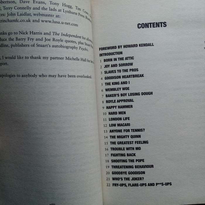 Hammered by Mark Ward - Rare Paperback Edition! Essential for Football Collectors & Fans!
