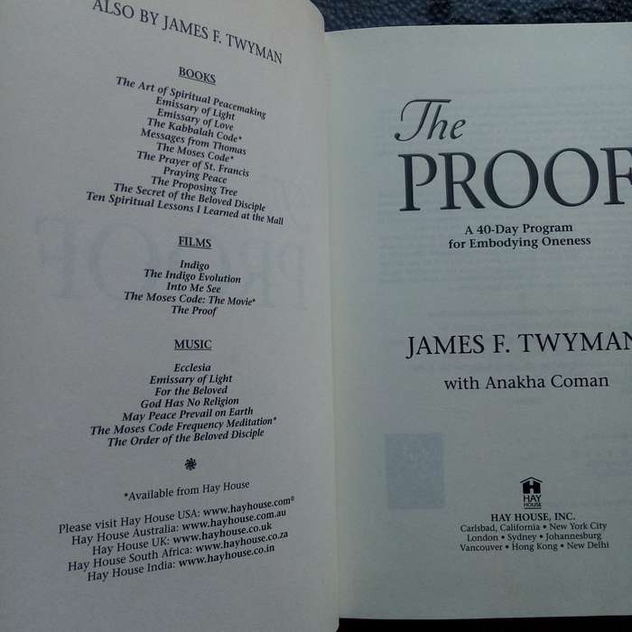 Proof: A 40-Day Program for Embodying Oneness  Transform Your Life with This Powerful Journey