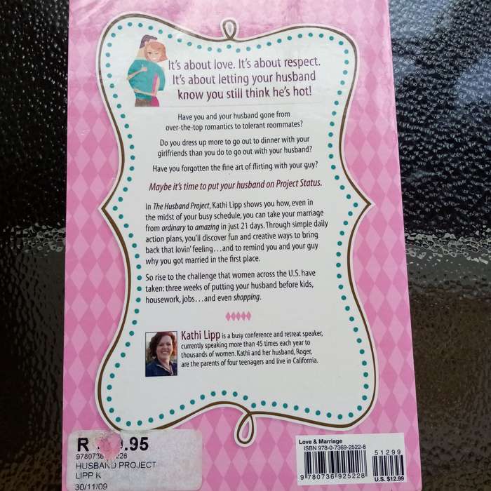 The Husband Project by Kathi Lipp  A Transformative Guide to Enhancing Your Marriage