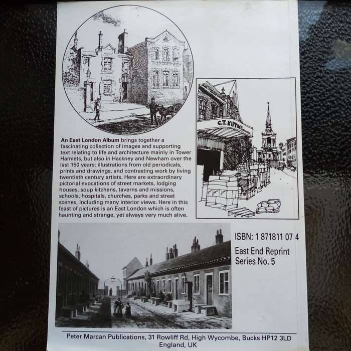 Historic East London: "An East London Album" by Peter Marcan  Rare 19th & 20th Century Images