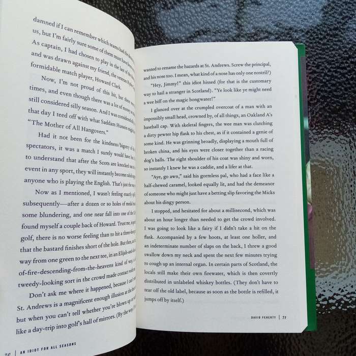 An Idiot for All Seasons by David Feherty  A Hilarious Look at Life and Golf