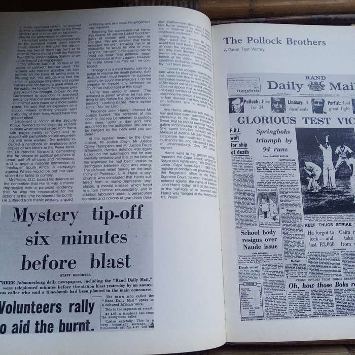A Newspaper History of South Africa: Insightful Perspectives by Vic Alhadeff
