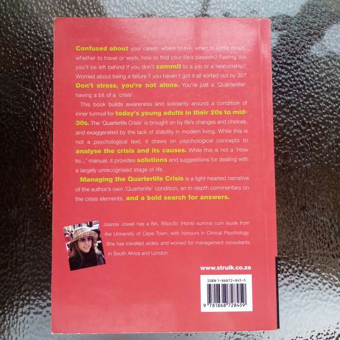 Managing the Quarter Life Crisis by Joanne Jowell - Guide to Thriving in Your 20s