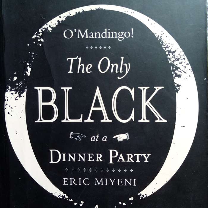 Title: O'Mandingo! The Only Black at a Dinner Party by Eric Miyeni  A Provocative Cultural Comment