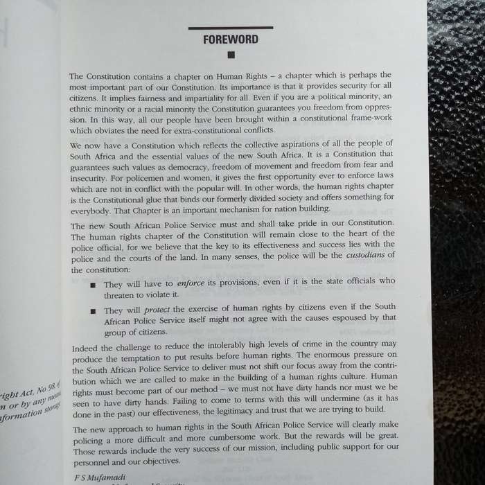 Human Rights for the Police by F. Nel & J. Bezuidenhout  Essential Guidance for Law Enforcement!