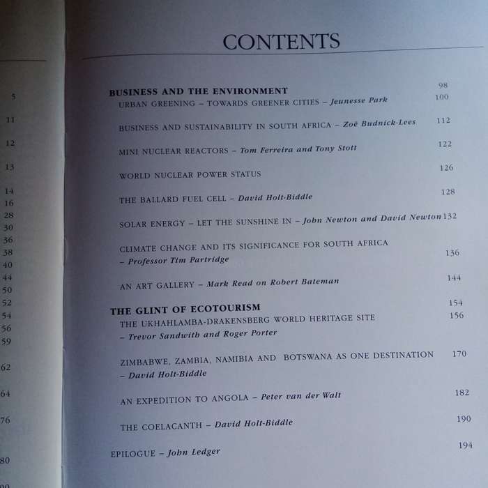 Vision of Wildlife, Ecotourism, and the Environment in Southern Africa: Ninth Annual