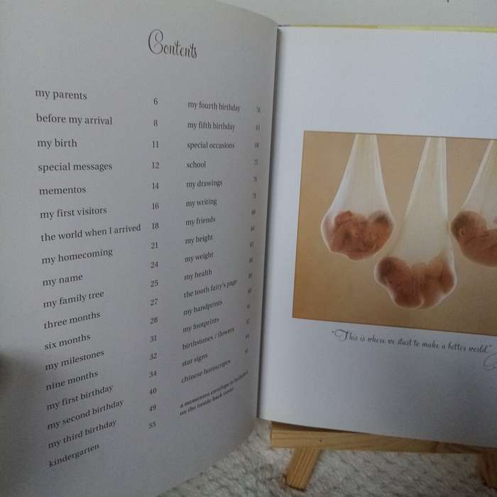 Anne Geddes My First Five Years Baby Record Book - Keepsake Journal, Milestone Memory Album