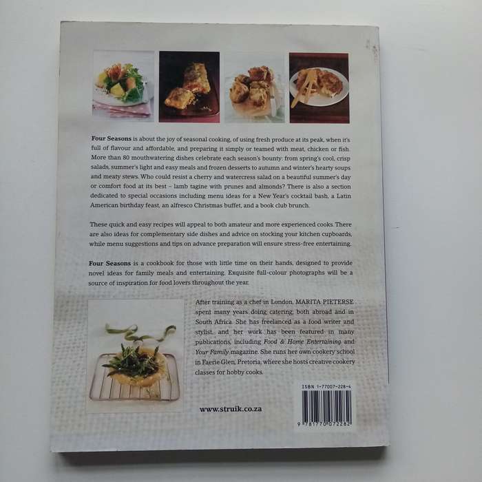 Four Seasons: Seasonal Cooking & South African Flavours by Marita Pieterse