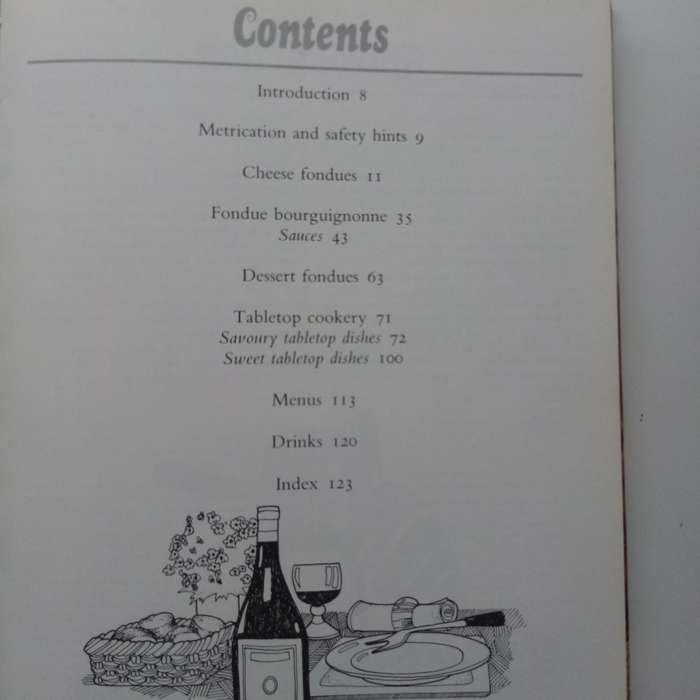 Hamlyn's Fondue Cookbook by Jull Spencer  A Delicious Collection of Fondue Recipes