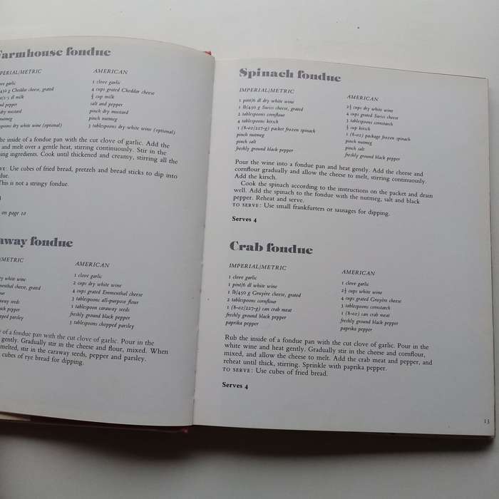Hamlyn's Fondue Cookbook by Jull Spencer  A Delicious Collection of Fondue Recipes