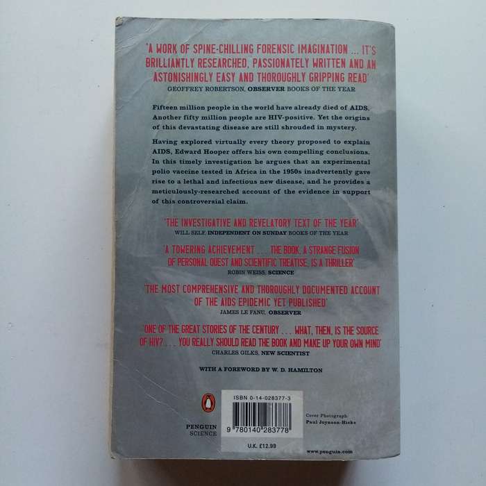 The River by Edward Hooper | Investigative Journey into the Origins of HIV/AIDS