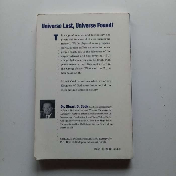 Universe Lost: Reclaiming a Christian Worldview by Stuart Cook - A Profound Exploration of Faith
