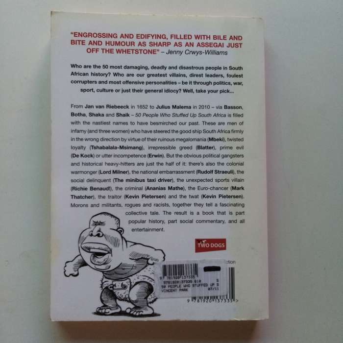 50 People Who Stuffed Up South Africa by Alexander Parker - A Bold Look at the Nation's Troubles