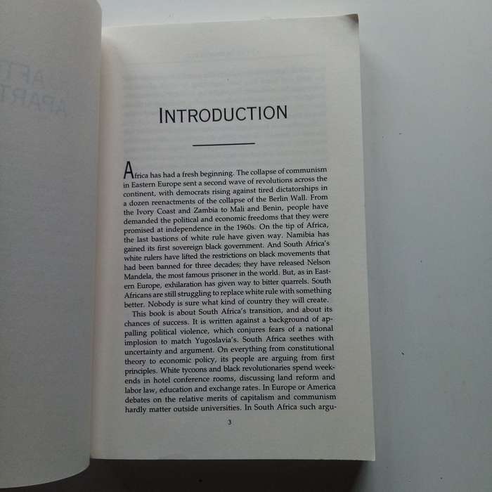 After Apartheid by Sebastian Mallaby  Understanding South Africas Journey to Democracy