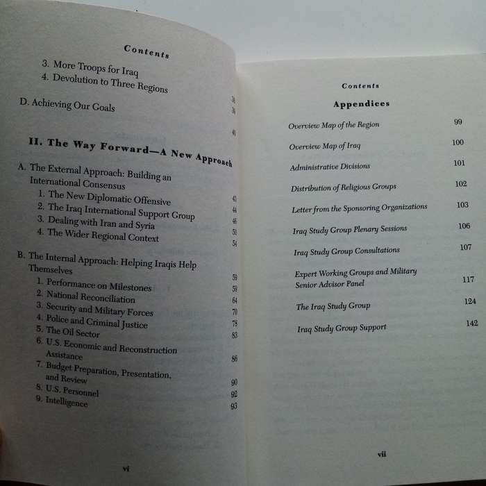 The Iraq Study Group Report by James A. Baker  A Comprehensive Analysis of Iraqs Challenges and U.