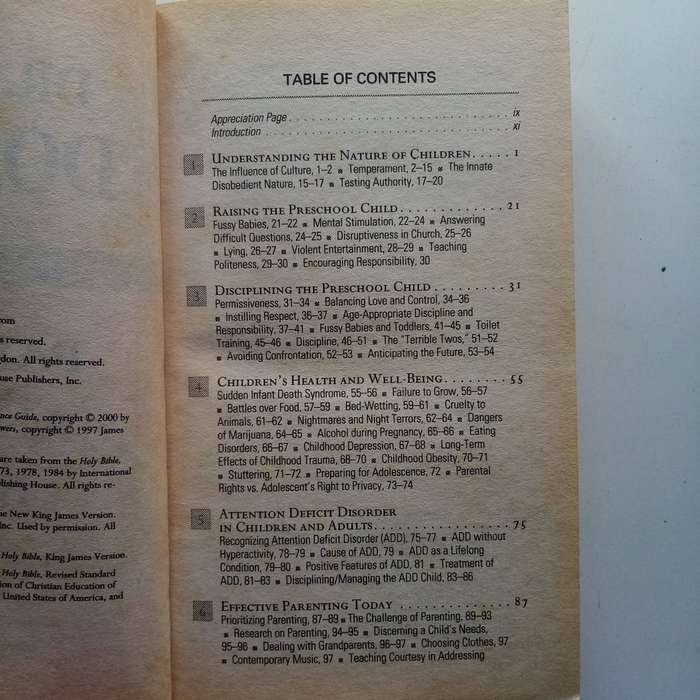 Parents' Answer Book  Dr. James Dobson