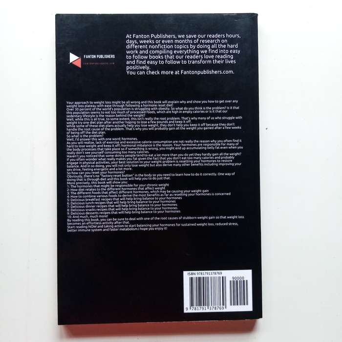 The Hormone Reset Diet  Fanton Publishers
