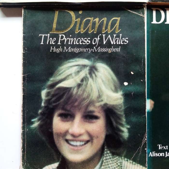 A Vintage Collection of 4 Books on Lady Diana's Fashion & Born to Be King (Prince Charles)