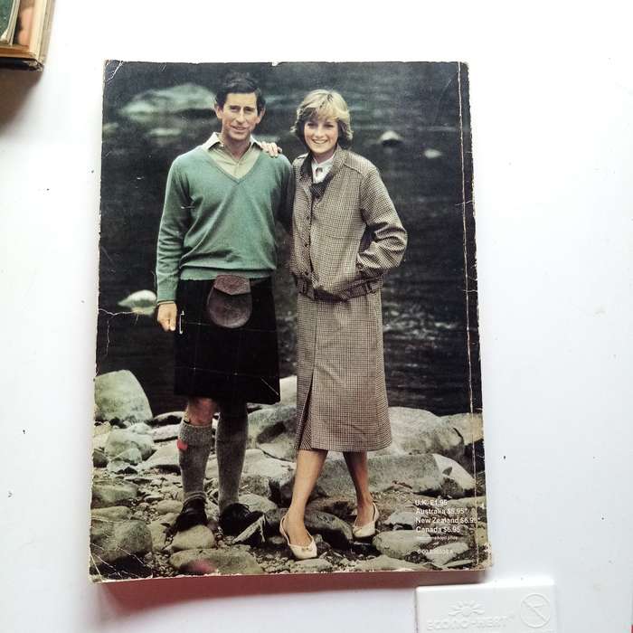 A Vintage Collection of 4 Books on Lady Diana's Fashion & Born to Be King (Prince Charles)