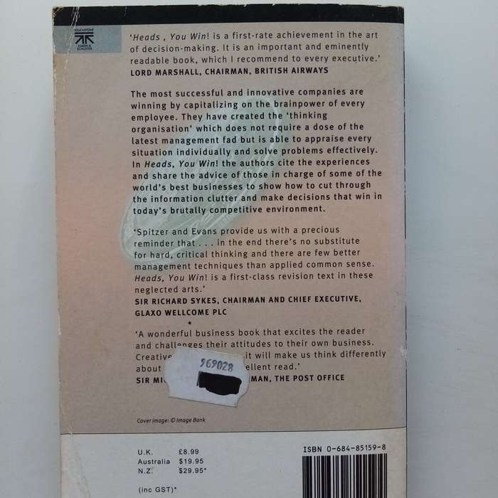 Heads You Win: How the Best Companies Think by Quinn Spitzer  Unlocking the Secrets of Corporate Su