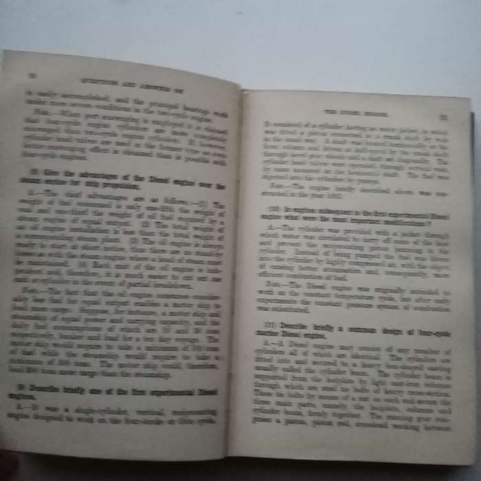 Questions and Answers on the Construction and Operation of Diesel, Semi-Diesel, John Lamb (1933)