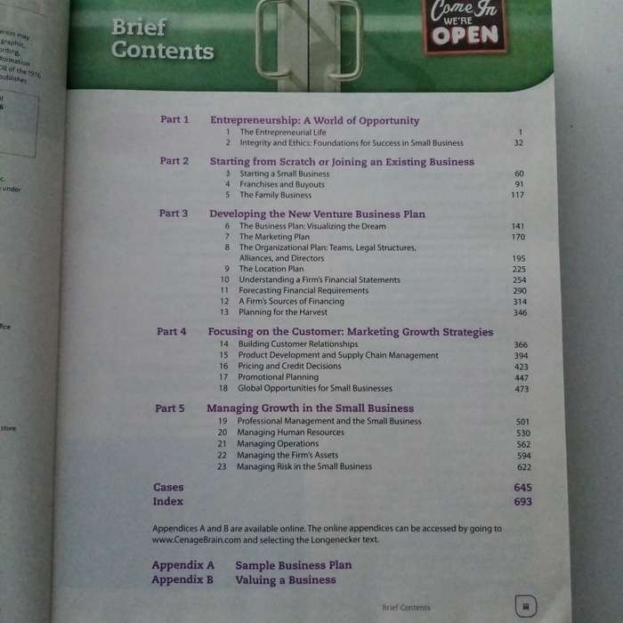 Small Business Management: Launching & Growing Entrepreneurial Ventures (18th Edition)  Longenecker