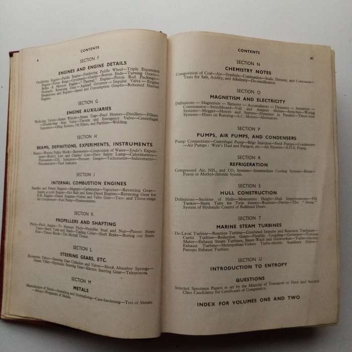 Verbal Notes & Sketches for Marine Engineer Officers - Volume 2 (1939) | Vintage Maritime Engineerin