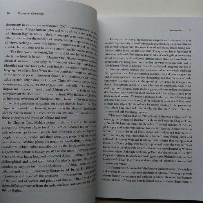 Persons in Community: African Ethics in a Global Culture by R. Nicolson | Exploring African Ethical