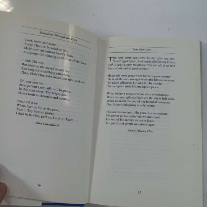 Vintage New English Bible New Testament Hardback & The Rainbow Through the Rain by Elvi Rhodes - 2 B