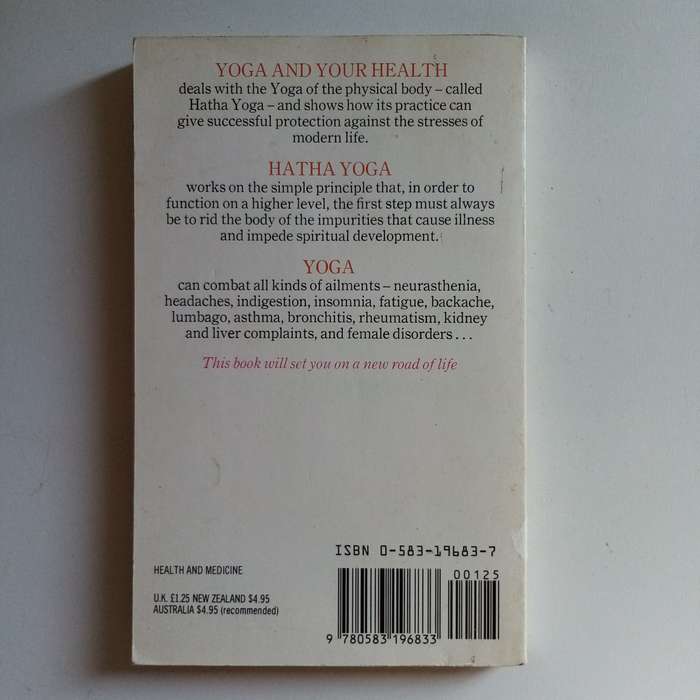 Yoga and Your Health  Sonya Richmond (Paperback)