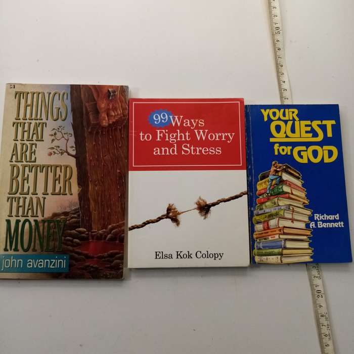 3 Christian Book Bundle - Things That Are Better Than Money by John Avanzini, 99 Ways to Fight