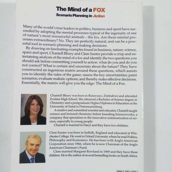 The Mind of a Fox  Chantell Ilbury (Paperback)