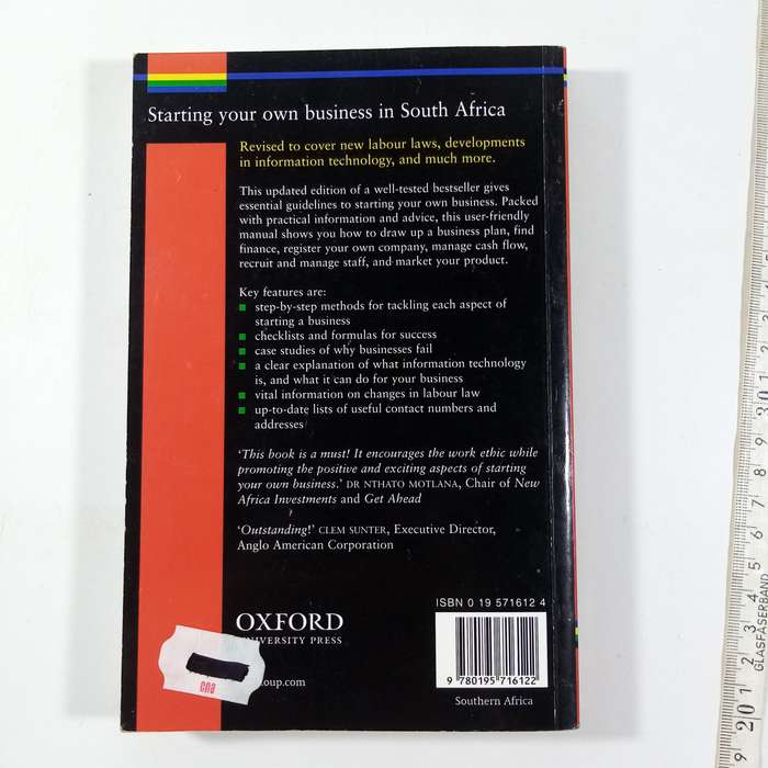 Starting Your Own Business in South Africa  Guy McLeod - ninth edition