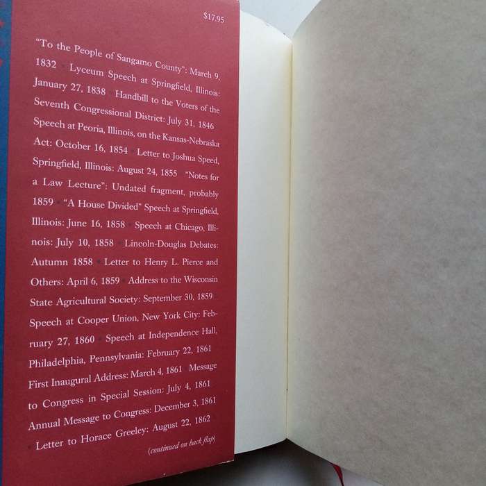 The Essential Lincoln: Speeches and Correspondence - Hardcover Edition