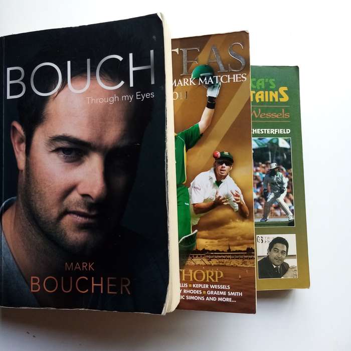 3-Book Cricket Bundle  Bouch: Through My Eyes / The Proteas: 20 Years, 20 Landmark Matches / South