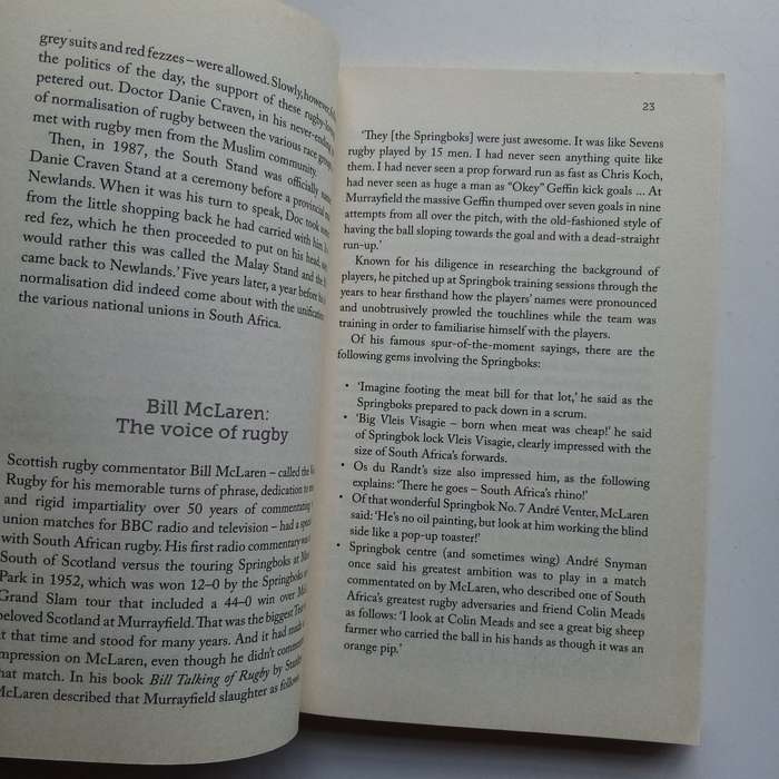 The Extraordinary Book of South African Rugby Book by Wim Van der Berg