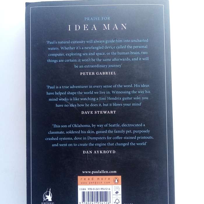 Idea Man by Paul Allen  The Memoir of Microsofts Co-Founder