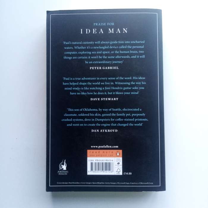 Idea Man by Paul Allen  The Memoir of Microsofts Co-Founder