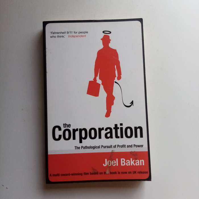 The Corporation by Joel Bakan | Profit, Power, Capitalism, Business Ethics, Documentary Book