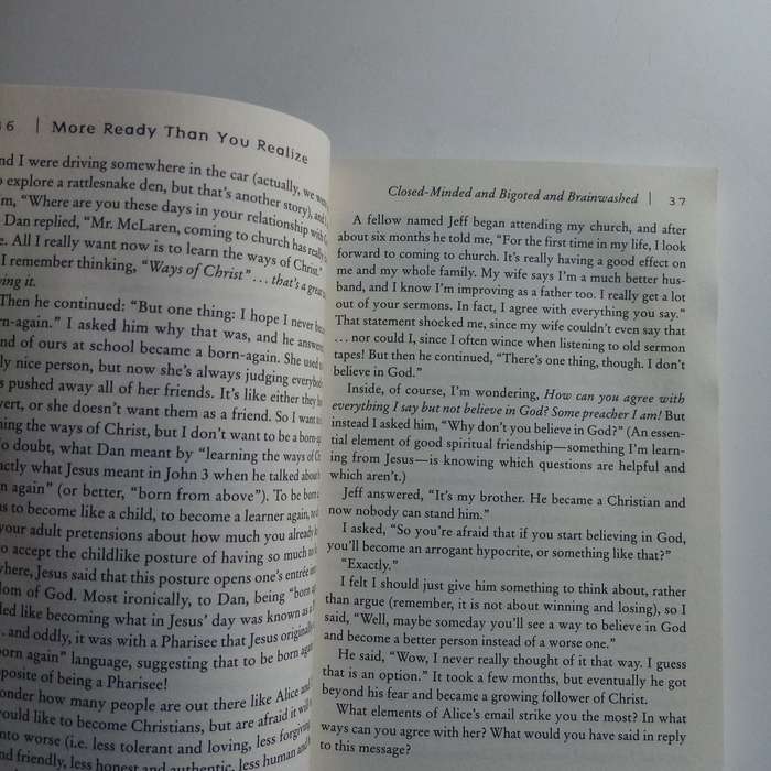 More Ready Than You Realize - Brian D. McLaren, Evangelism, Friendship, Postmodern Faith
